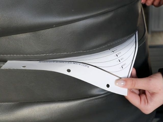 mesurer radius avec gabarit