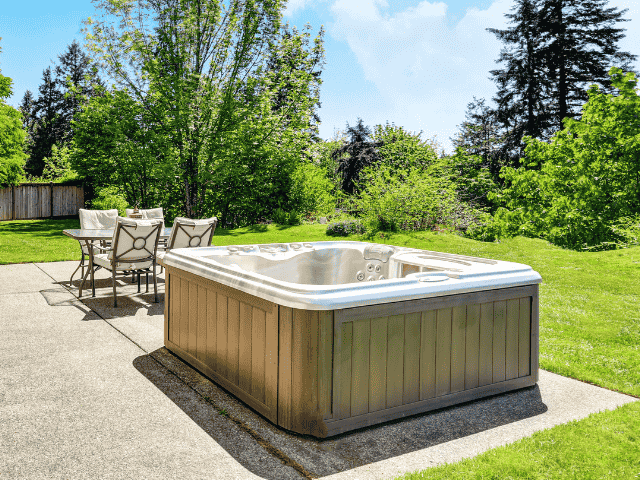 spa carré extérieur